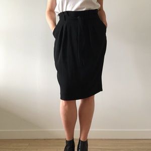 RW&CO Paper Bag Pencil Skirt